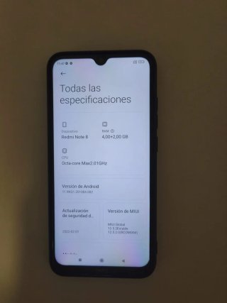 Xiaomi Redmi Note 8 Negro