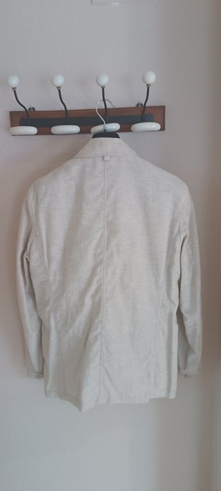 Chaqueta Sahariana Emidio Tucci Talla M Beige