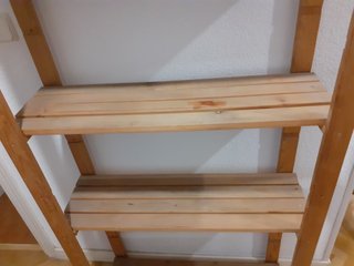 Estanteria Madera Pino Balda Pared Rustica 2