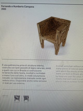 Sillón Favela Madera