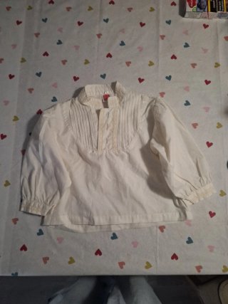 Camisa Fallero Niño Beige