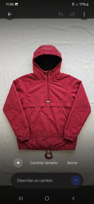 Cazadora Pull&Bear color Rojo Talla M