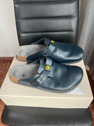 Zuecos Bostón Birkenstock Azul