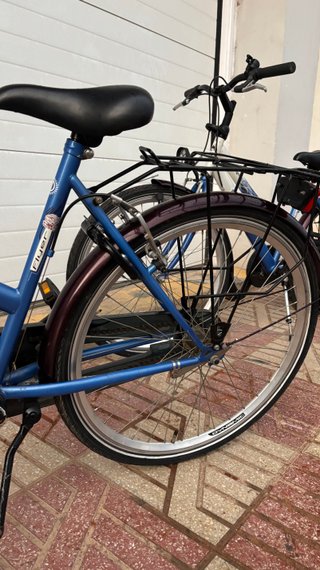 2 Bicicletas Paseo BIGBIKE 26 con portaequipajes