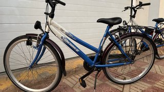 2 Bicicletas Paseo BIGBIKE 26 con portaequipajes