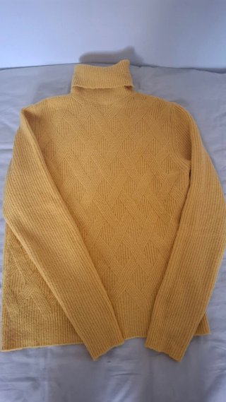 Jersey de Lana con Cuello Alto