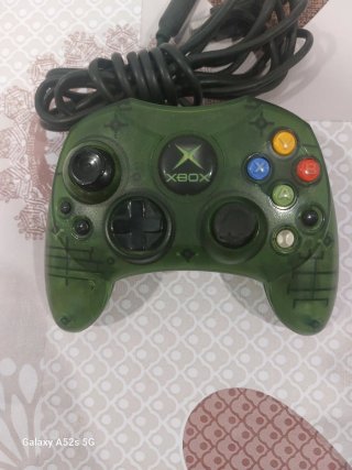 Mando Xbox Clásica Verde Translúcido