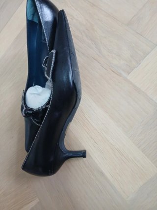 Zapatos negros tacon bajo talla 39