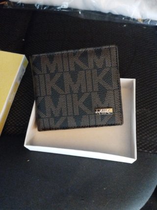Cartera Michael Kors MK Monogram Marrón