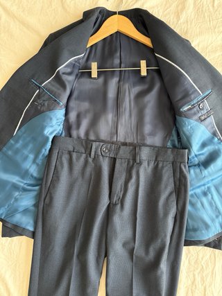 Traje Mango Man Azul Marino Slim Fit