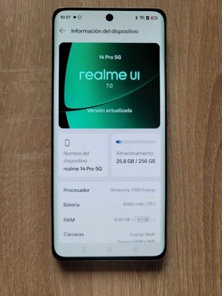 Realme 14 Pro 256GB Blanco Perla