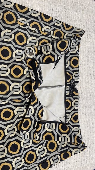 Pantalón Zara Talla XXL Estampado Geométrico