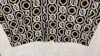 Pantalón Zara Talla XXL Estampado Geométrico