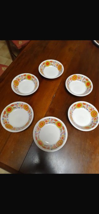 Set 6 ciotole floreali REDAUS
