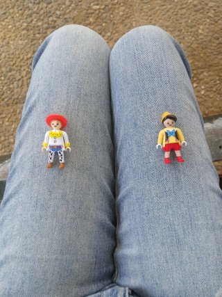 Figuras Playmobil Jessie y Pinocho