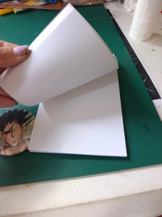 Libreta y Chapa Diseño Anime
