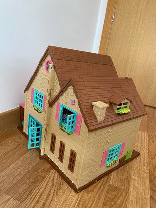 Casas, escuela y bus Sylvanian Families