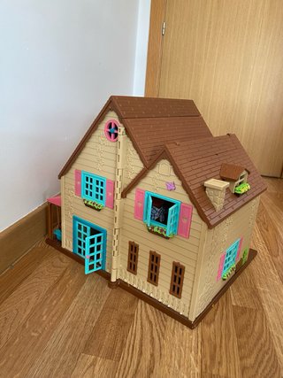 Casas, escuela y bus Sylvanian Families