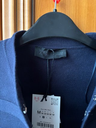 Chaqueta militar Zara azul