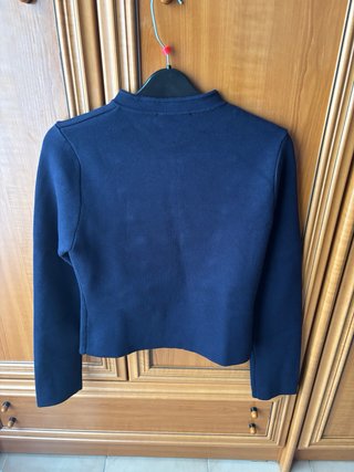 Chaqueta militar Zara azul