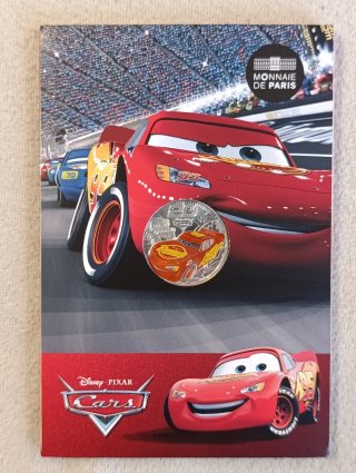 Francia 2026 moneda plata 10€ Disney Pixar Cars