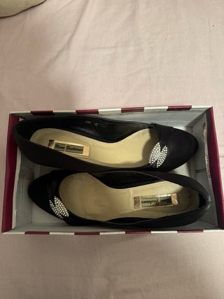 Zapatos de Tacón Rome Fashiouer Negros Talla 40