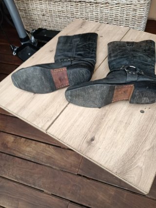 Botas camperas de cuero