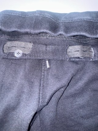 Pantalón de Chándal Negro de Algodón talla 7 (122