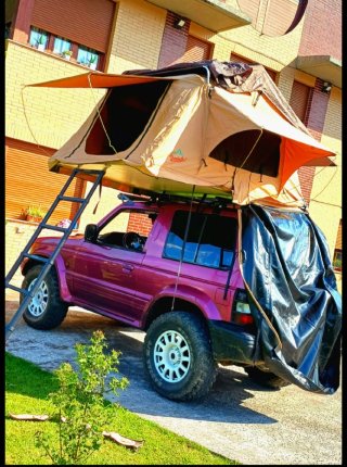 Tienda de techo para coche