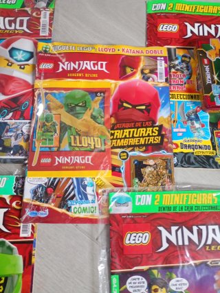 Lote 5 Revistas LEGO Ninjago