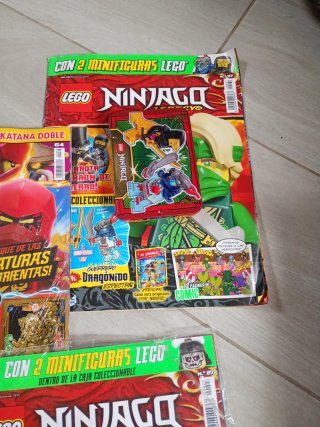 Lote 5 Revistas LEGO Ninjago