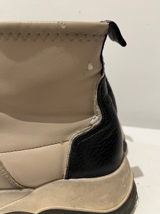 Botines Hispanitas Beige y Negro