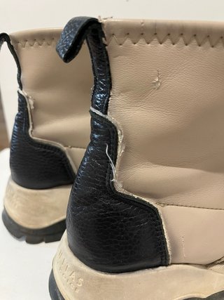 Botines Hispanitas Beige y Negro