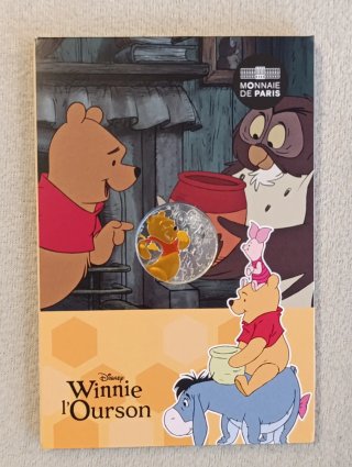 Francia 2026 moneda plata 10€ Disney Winnie Pooh