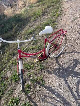 Bicicleta Antigua BH Roja