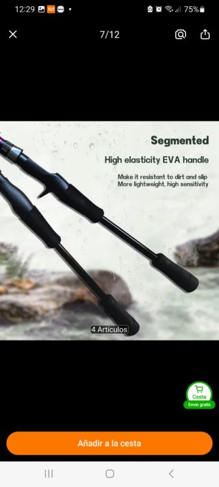 Caña Spinning  M 2.10m 10-35g 4.5kg