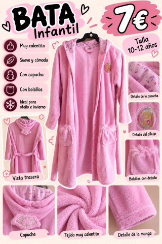 Bata infantil 7€ Talla 10-12 años