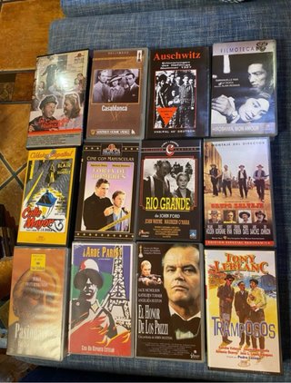 Pack 10 VHS Clásicos Cine Español e Internacional