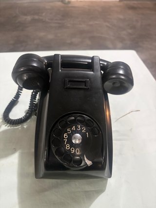 Telefono bachelite nero vintage