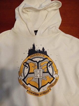 Sudadera Hogwarts Blanca