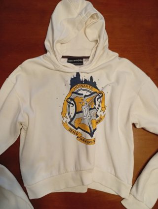 Sudadera Hogwarts Blanca