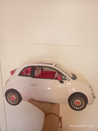 Coche Barbie Fiat 500 Descapotable