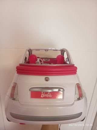 Coche Barbie Fiat 500 Descapotable