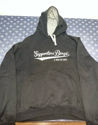 Sudadera Supporters Barça Negra