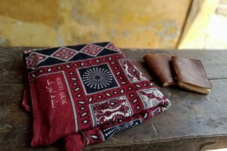 Pañuelo Ajrak India Pakistan