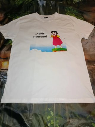 Camiseta Blanca Heidi ¡Adiós Pedro!