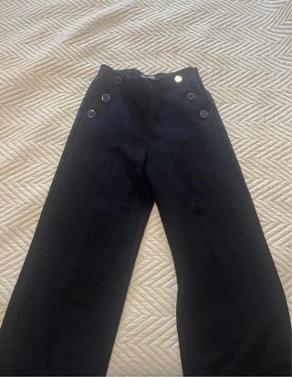 Pantalones Negros Mango Talla 34