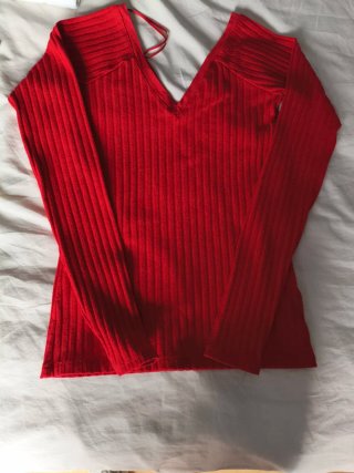 Jersey Rojo Zara Talla S