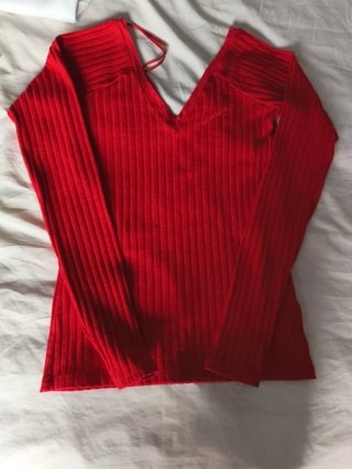 Jersey Rojo Zara Talla S