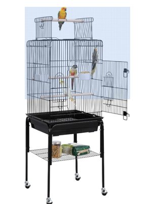 Jaula para Pájaros Yaheetech con Soporte